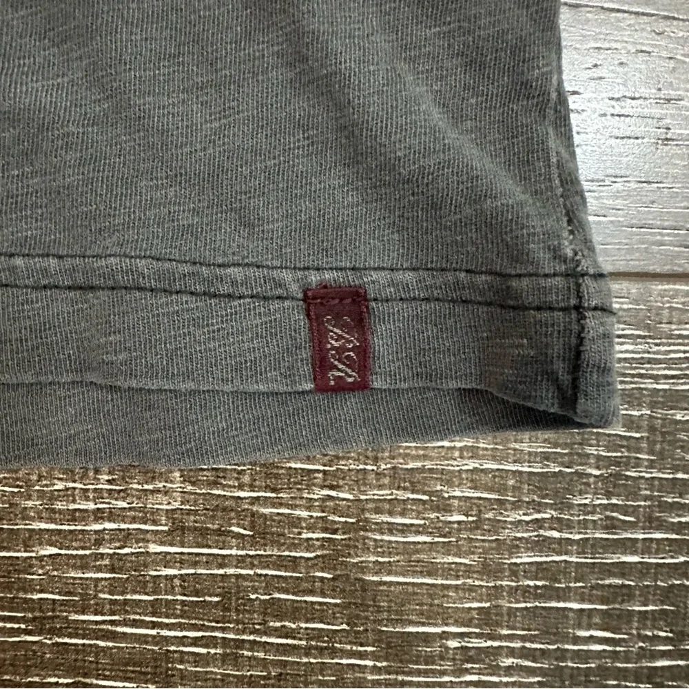 Banana Republic Heritage Dark Gray V-Neck Tee